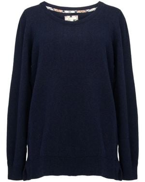 Barbour Round-Neck Knitwear - Bleu