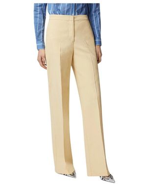 Pinko Wide Trousers - Natural