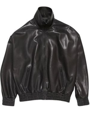 Acne Studios Leren Jas - Zwart