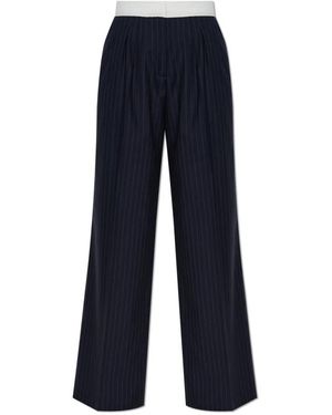 Officine Generale Wide Trousers - Blu