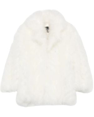 Simonetta Ravizza Faux Fur & Shearling Jackets - White