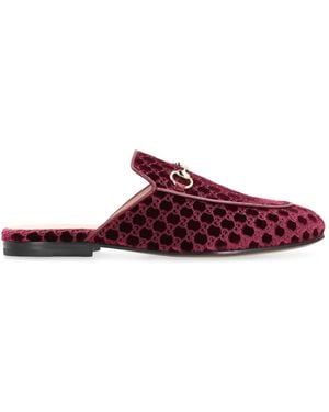 Gucci Schoenen ,Rood ,Wol Princetown Slipper