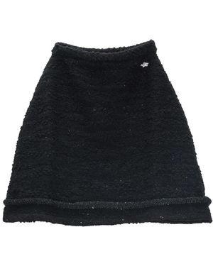 Genny Rokken ,Zwart ,Tweed Tweed Paillettes Rok