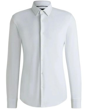 HUGO Nylon Casual Shirt - Blauw