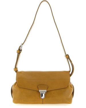Lemaire Tassen ,Bruin ,Leer Small Gear Bag - Metallic