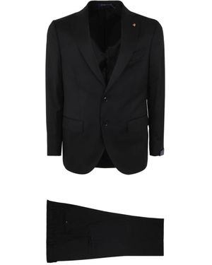 Sartoria Latorre Woll-Zweiteiler-Anzug - Schwarz