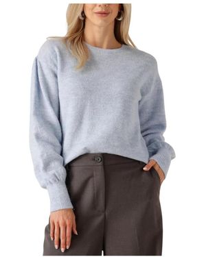 Modström Truien & Vesten ,Blauw ,Patrickmd O-Neck - Grijs