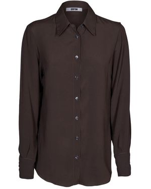 Grifoni Overhemden ,Bruin ,Shirts