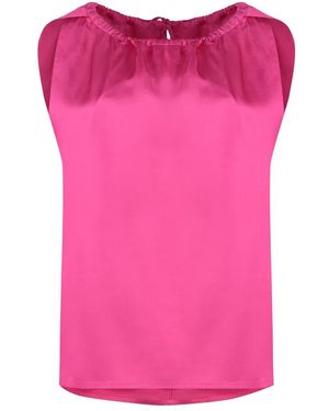 Yves Salomon Sleeveless Tops - Pink