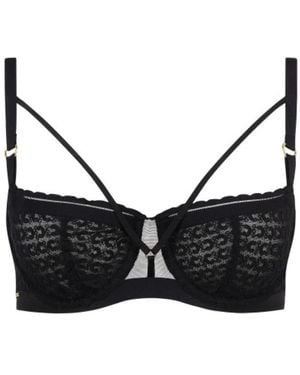 Chantelle Monogram Half-Cup Balkonbeha - Zwart