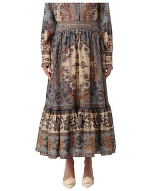 Zimmermann Maxi Skirts - Brown