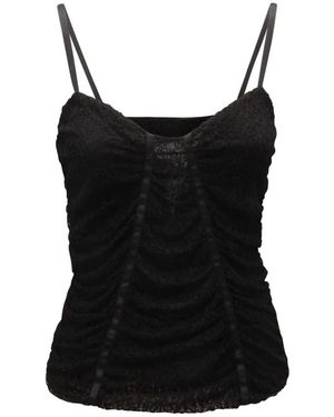 Gaelle Paris Sleeveless Tops - Black
