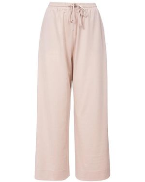 Weekend by Maxmara Pantalone Cropped Elastico - Roze