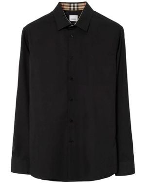 Burberry Long-Sleeve Formal Shirt - Black