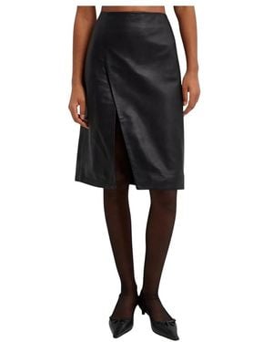 Loulou de Saison Leather Skirts - Black