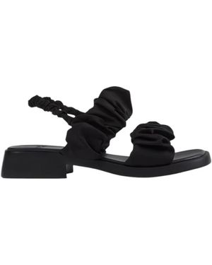 Camper Flat Sandals - Black