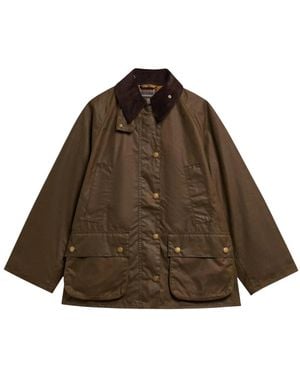 Barbour Jassen ,Bruin ,Katoen Bedale Wax Jacket