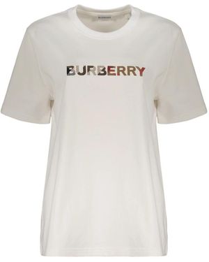 Burberry T-Shirts - Bianco