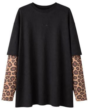 DISCLAIMER Long Sleeve Tops - Negro