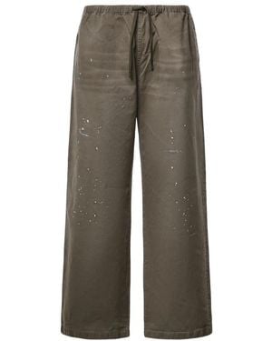 Acne Studios Broeken ,Groen ,Wide Broeken - Grijs