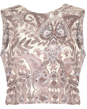 Soallure Sleeveless Tops - Pink