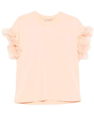 Twinset Tops ,Oranje ,T-Shirts - Naturel