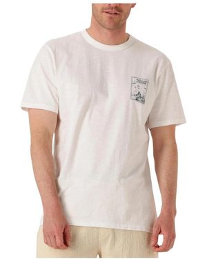 Butcher of Blue Sand Polo & T-Shirt Fresco Dazzuro Tee - Weiß