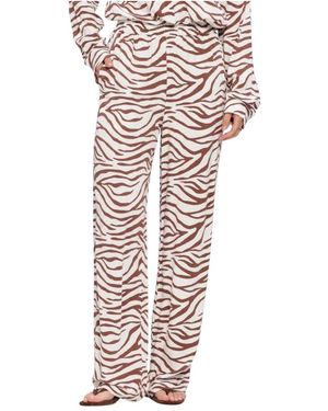 Ydence Broeken ,Veelkleurig ,Pants Lulu - Roze
