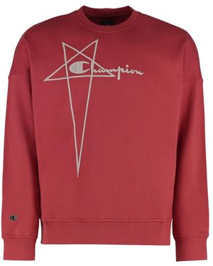Rick Owens Sweatshirts - Red