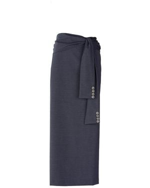 March23 Maxi Skirts - Azul