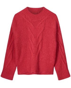 Summum Round-Neck Knitwear - Rosso