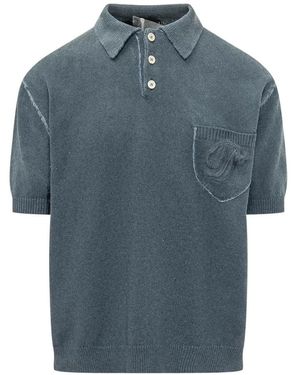 DSquared² Polo Met Geborduurd Logo - Blauw