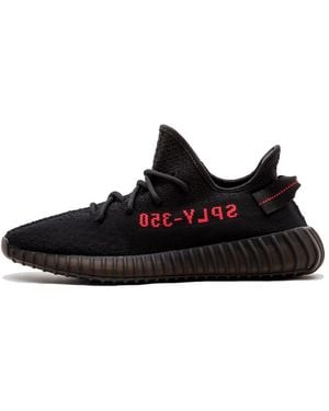 Yeezy Schwarz Rot Boost Sneakers Klassischer Stil