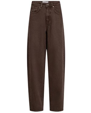 Haute L'Amitié Jeans ,Bruin ,Loose-Fit Jeans