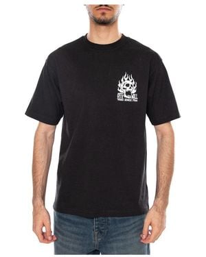 Vans Tops ,Zwart ,Katoen Off The Wall Fever T-Shirt