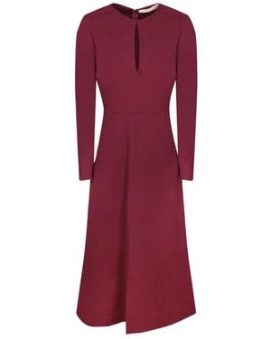 Blanca Vita Midi Dresses - Red