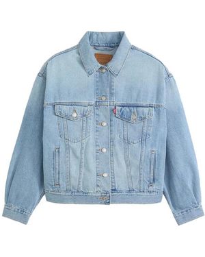 Levi's Jassen ,Blauw ,Katoen 90S Trucker Jacket