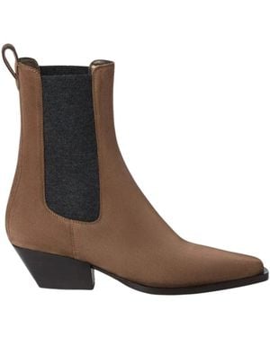 Brunello Cucinelli Chelsea Boots - Marrón