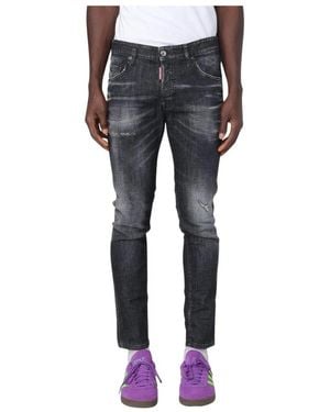 DSquared² Stylische Baumwoll-Denim-Jeans - Blau