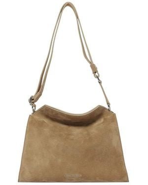 Orciani Trinity Peach Kleine Schultertasche - Braun