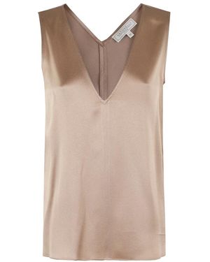 Antonelli Sleeveless Tops - Marrone