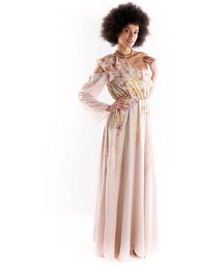 H2O One-Shoulder Maxi Kleid - Pink