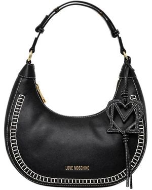 Love Moschino Tassen ,Zwart ,Leer Kleine Tote Bag