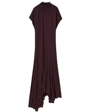 Rodebjer Kleedjes ,Bruin ,Leer Gowns - Paars