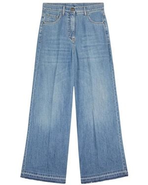 Momoní Wide Jeans - Bleu