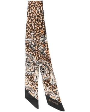 Etro Silky Scarves - Metálico