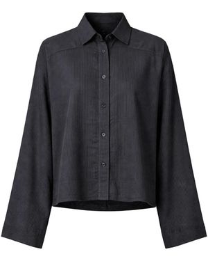 Transit Cfdtrbe140-13 Oversize Shirt - Zwart