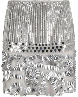 Alberta Ferretti Short Skirts - Gray