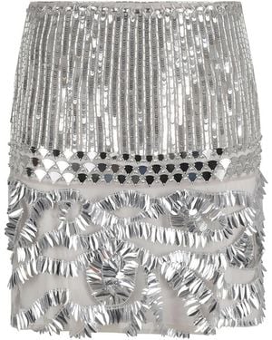 Alberta Ferretti Short Skirts - Grey