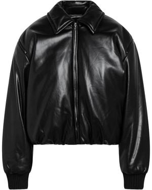 Acne Studios Leather Jackets - Noir